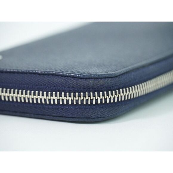 Bulgari Bvlgari Bvlgari Navy Leather Wallet  (Pre-Owned) - Picture 4 of 15